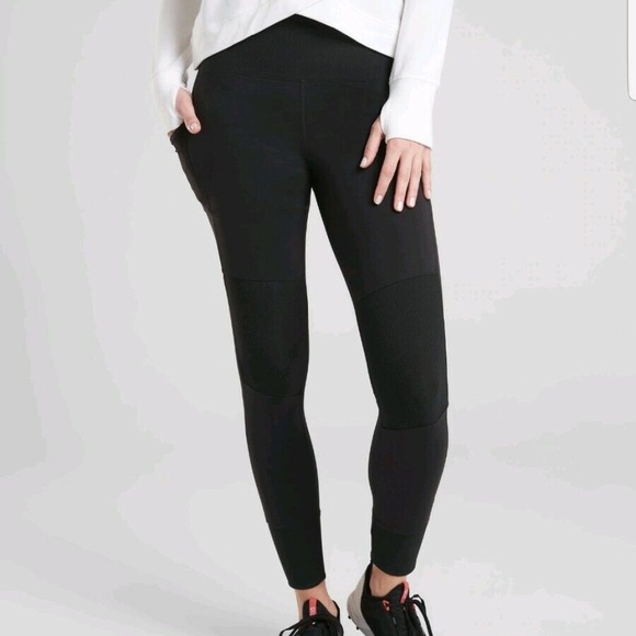 Athleta excursion tight hybrid black size small petite - Picture 2 of 13